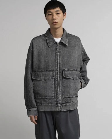SELVAGE DENIM ZIP JACKET
