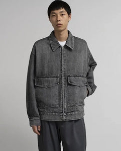 SELVAGE DENIM ZIP JACKET
