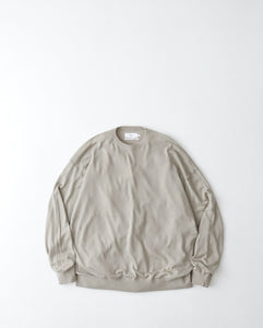 HIGH GAUGE L/S OVERSIZED CREW NECK KNIT