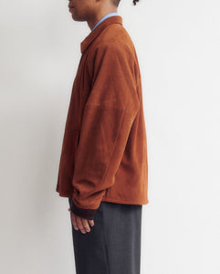 GOAT SUEDE ZIP UP BLOUSON