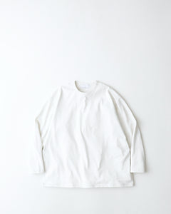 RECYCLED COTTON JERSEY L/S TEE