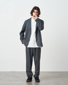 WOOL TROPICAL TAPERED EASY PANTS