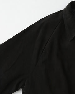 GOAT SUEDE ZIP UP BLOUSON