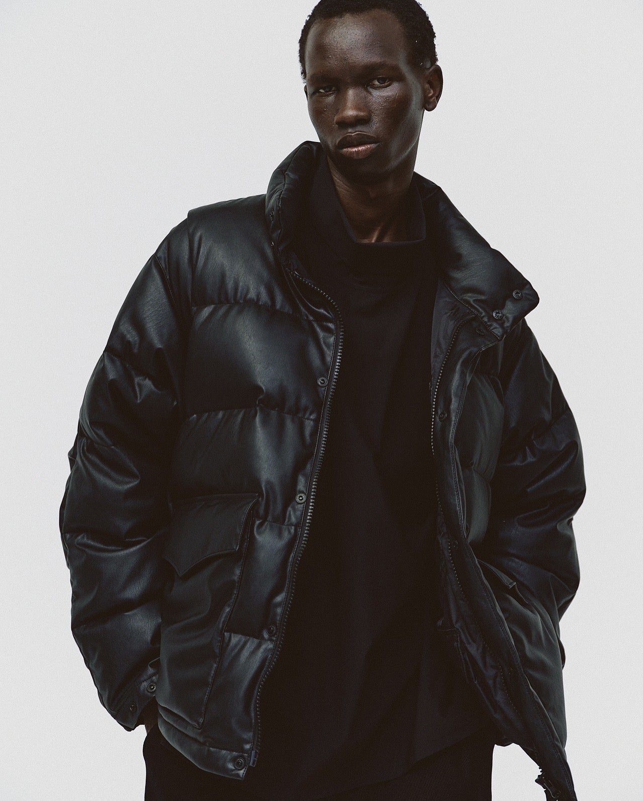 TECH 2WAY SYNTHETIC SKIN DOWN JACKET