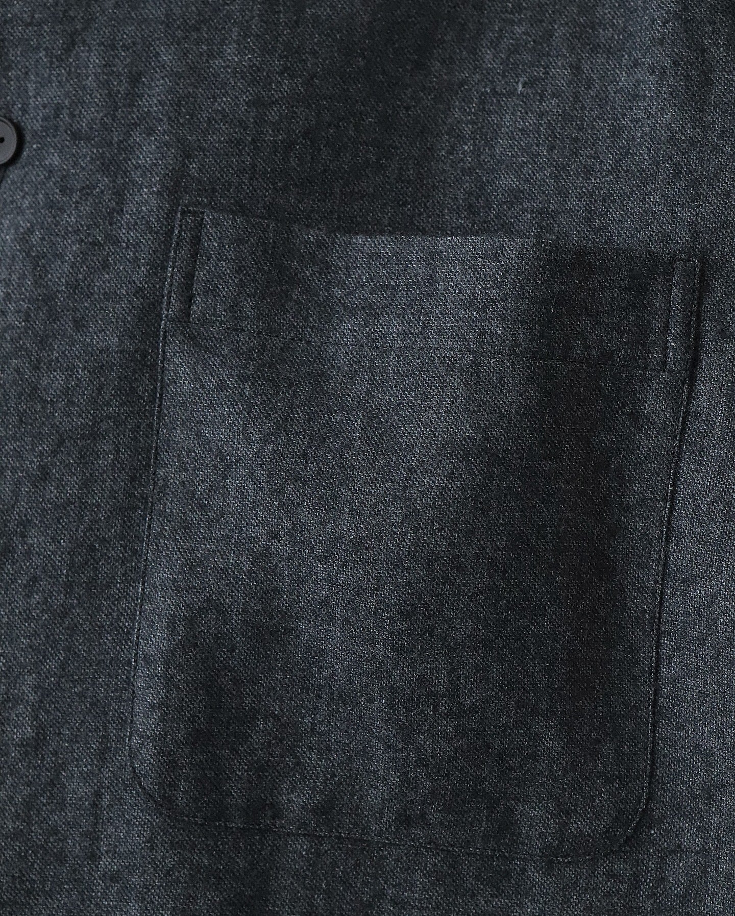 LINEN WOOL TWILL SHIRT JACKET