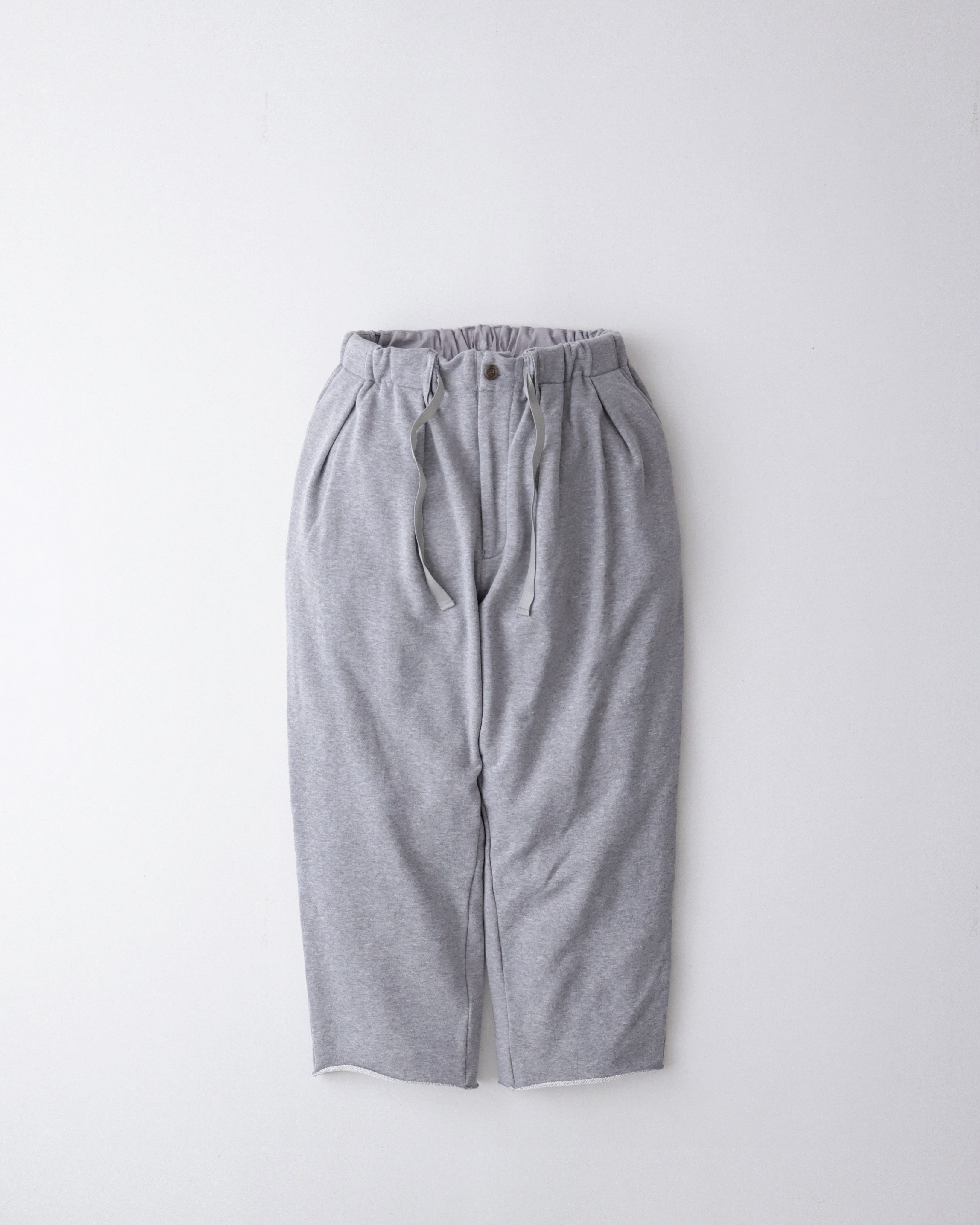 sillage loop wheel baggy trousers スウェット