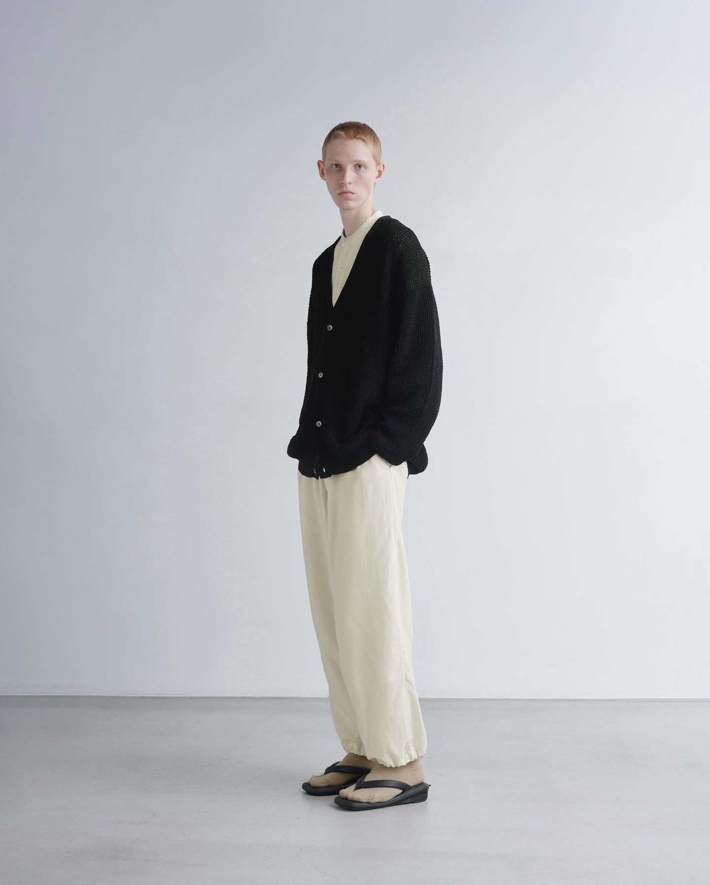 LINEN CUPRO TRACK PANTS