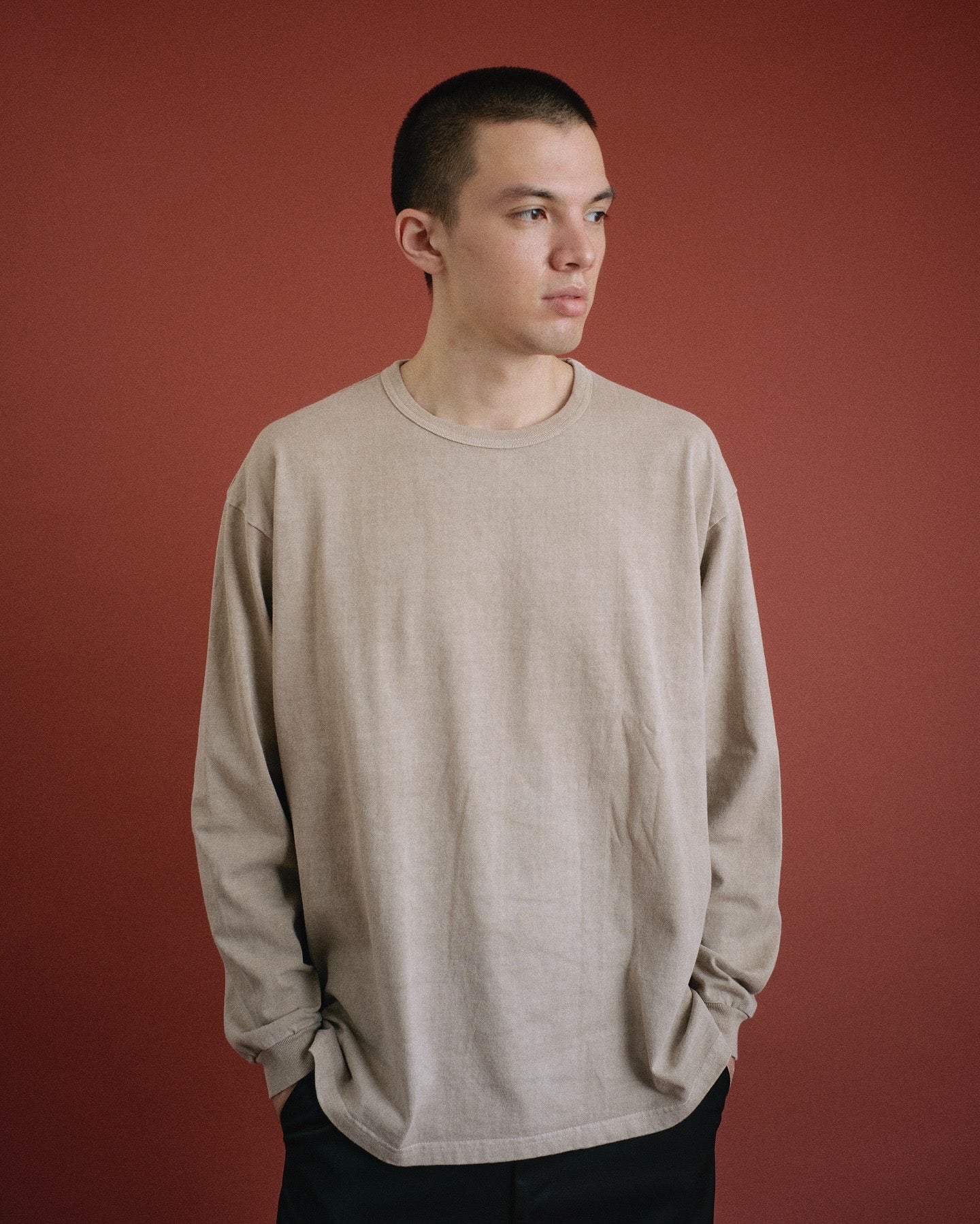 LONG SLEEVE FADE TEE SHIRT