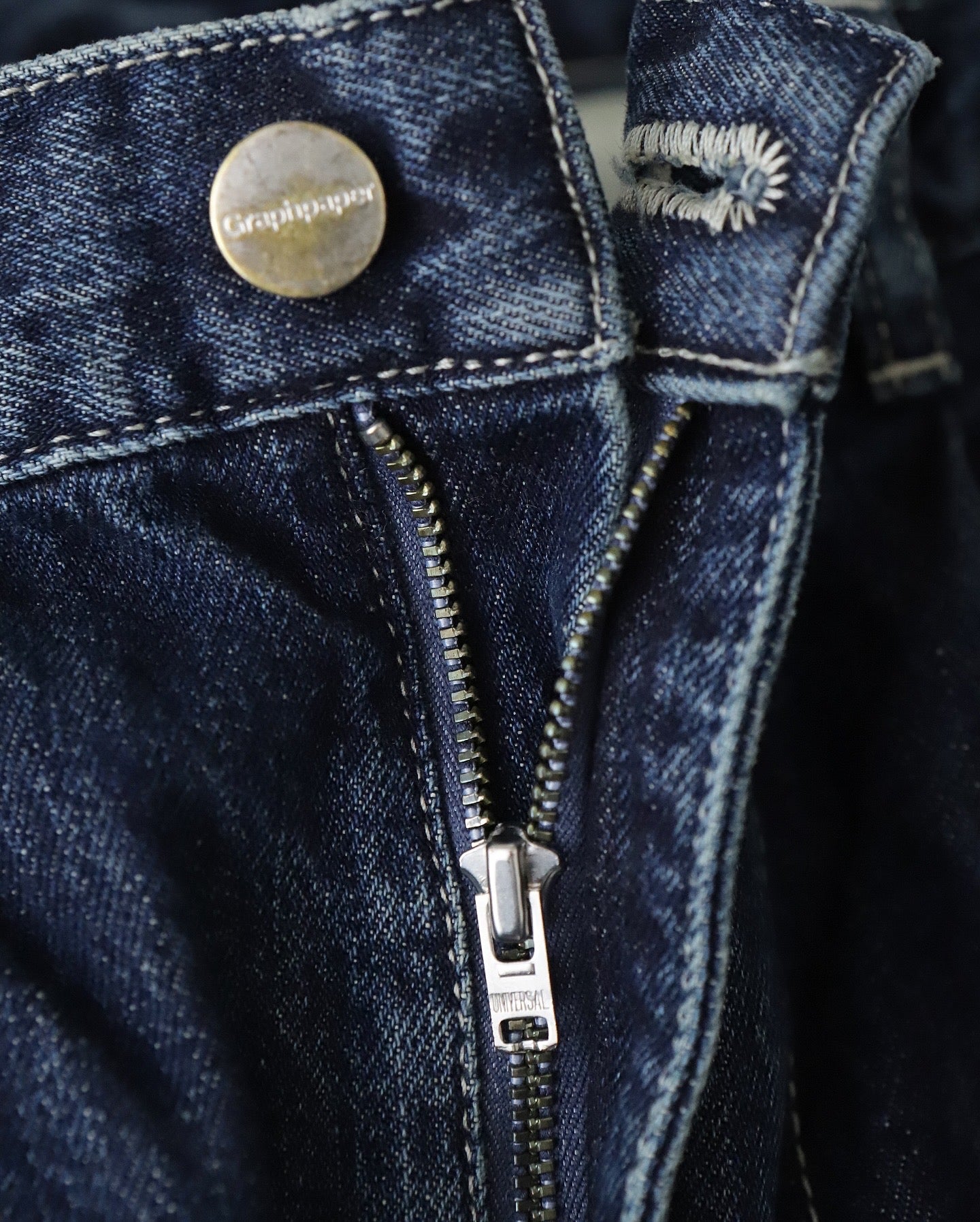 SELVAGE DENIM TWO TUCK PANTS
