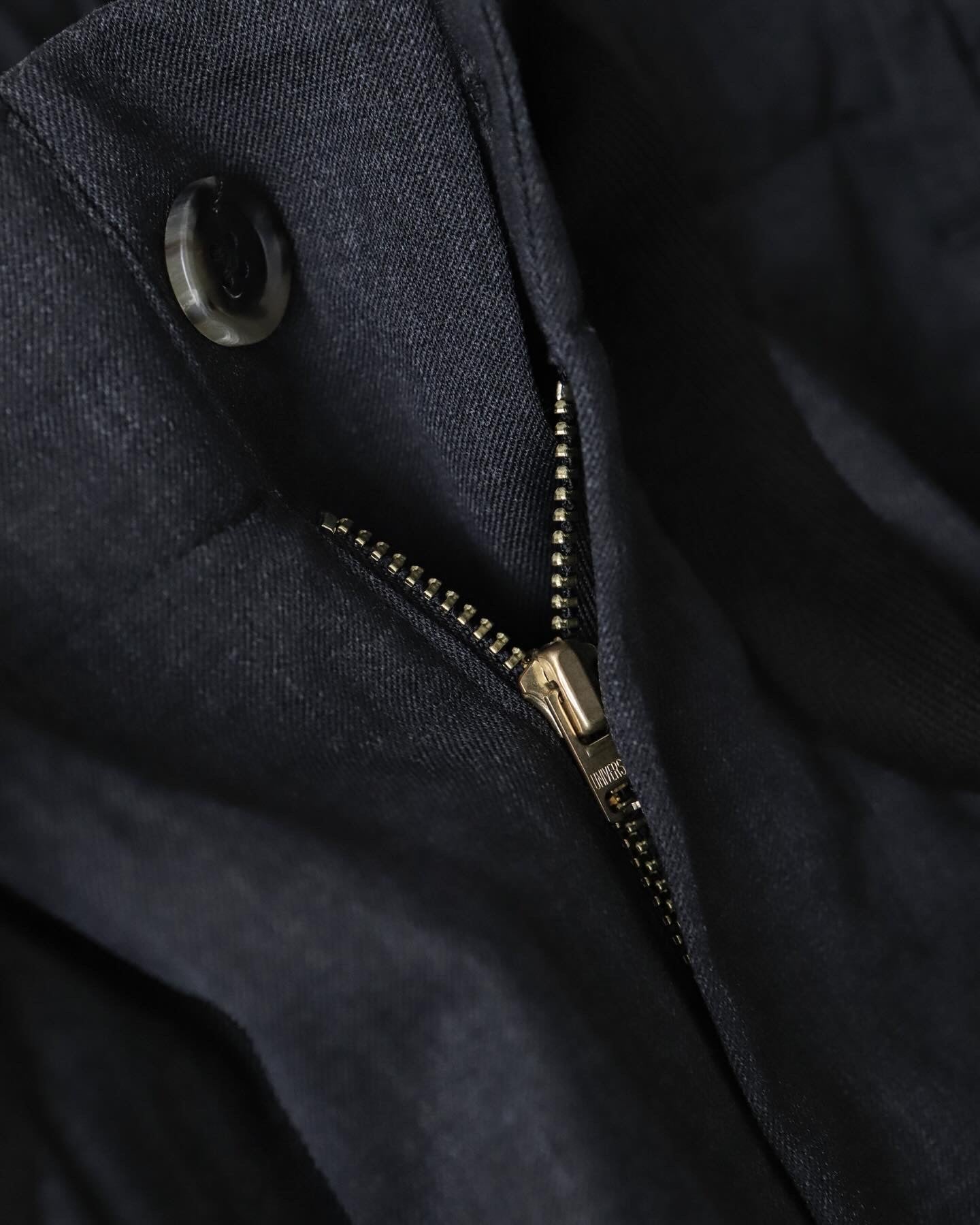 BAGGY TROUSERS TWILL ANTHRACITE
