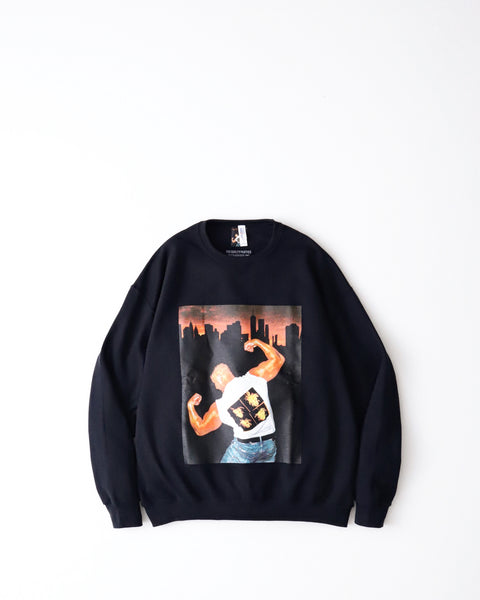 WACKO MARIA JIRO KONAMI / CREW NECK SWEAT SHIRT（TYPE-4