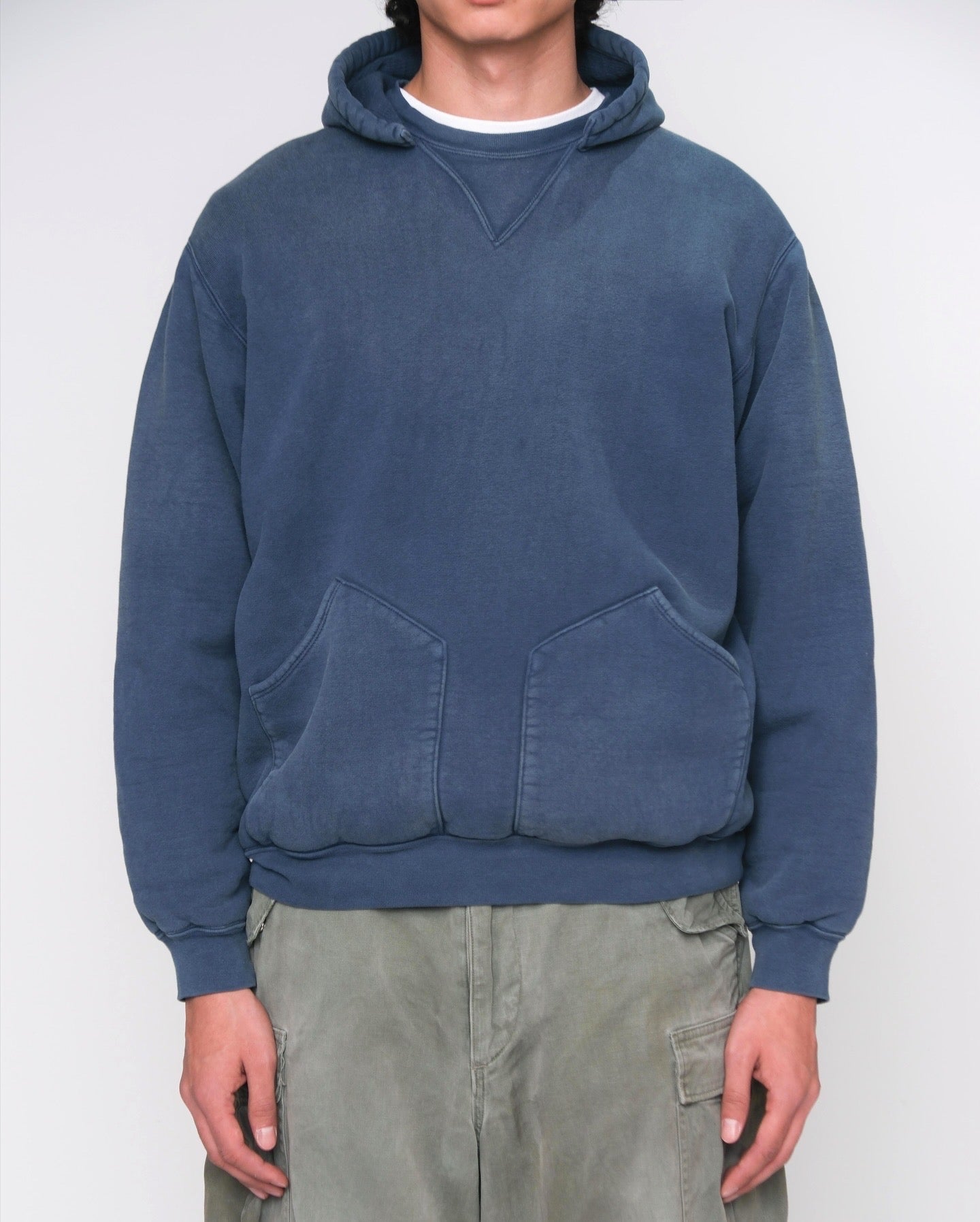 VINTAGE ATTACHED HOOD SWEAT PARKA