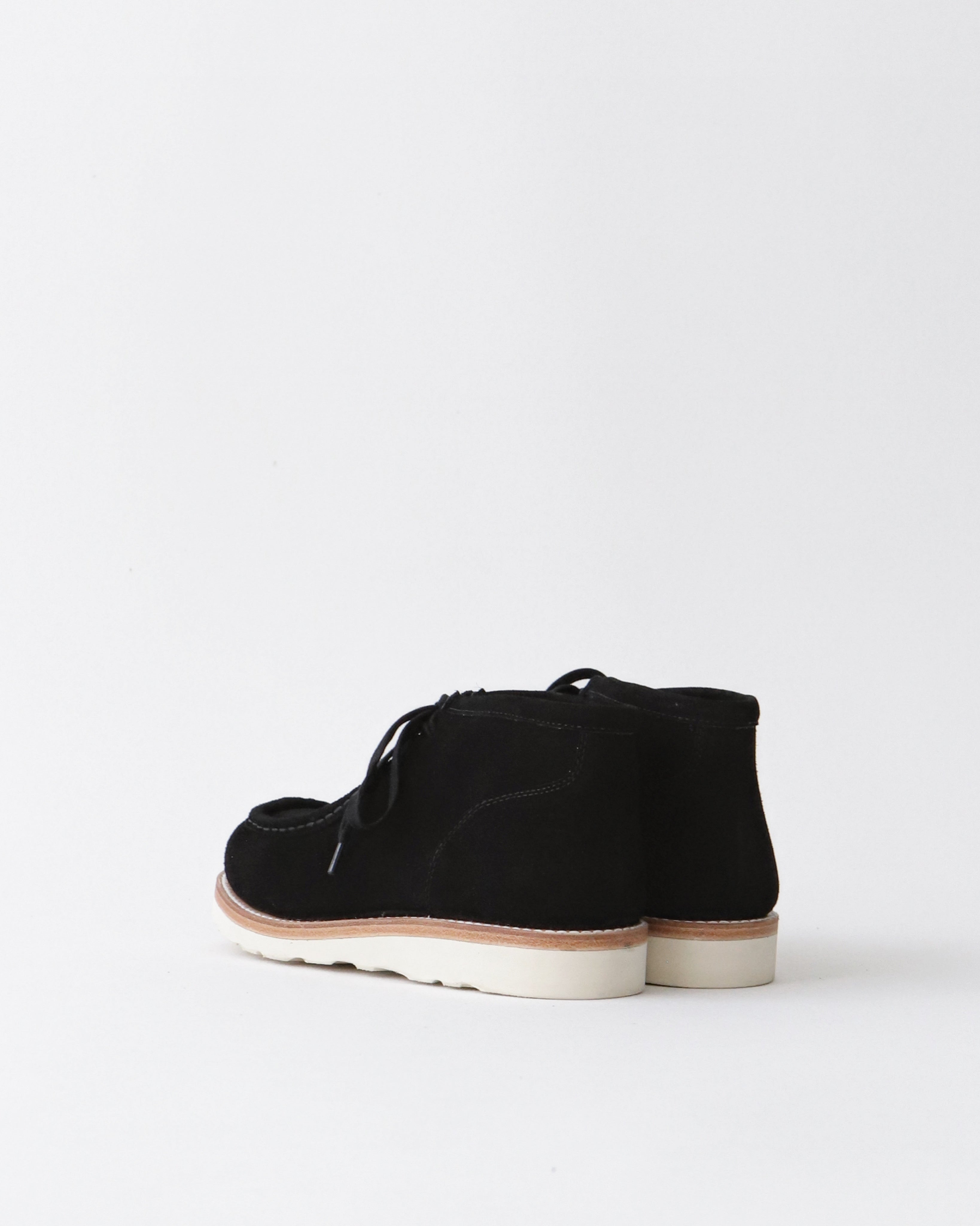 SUEDE MOCK BOOTS