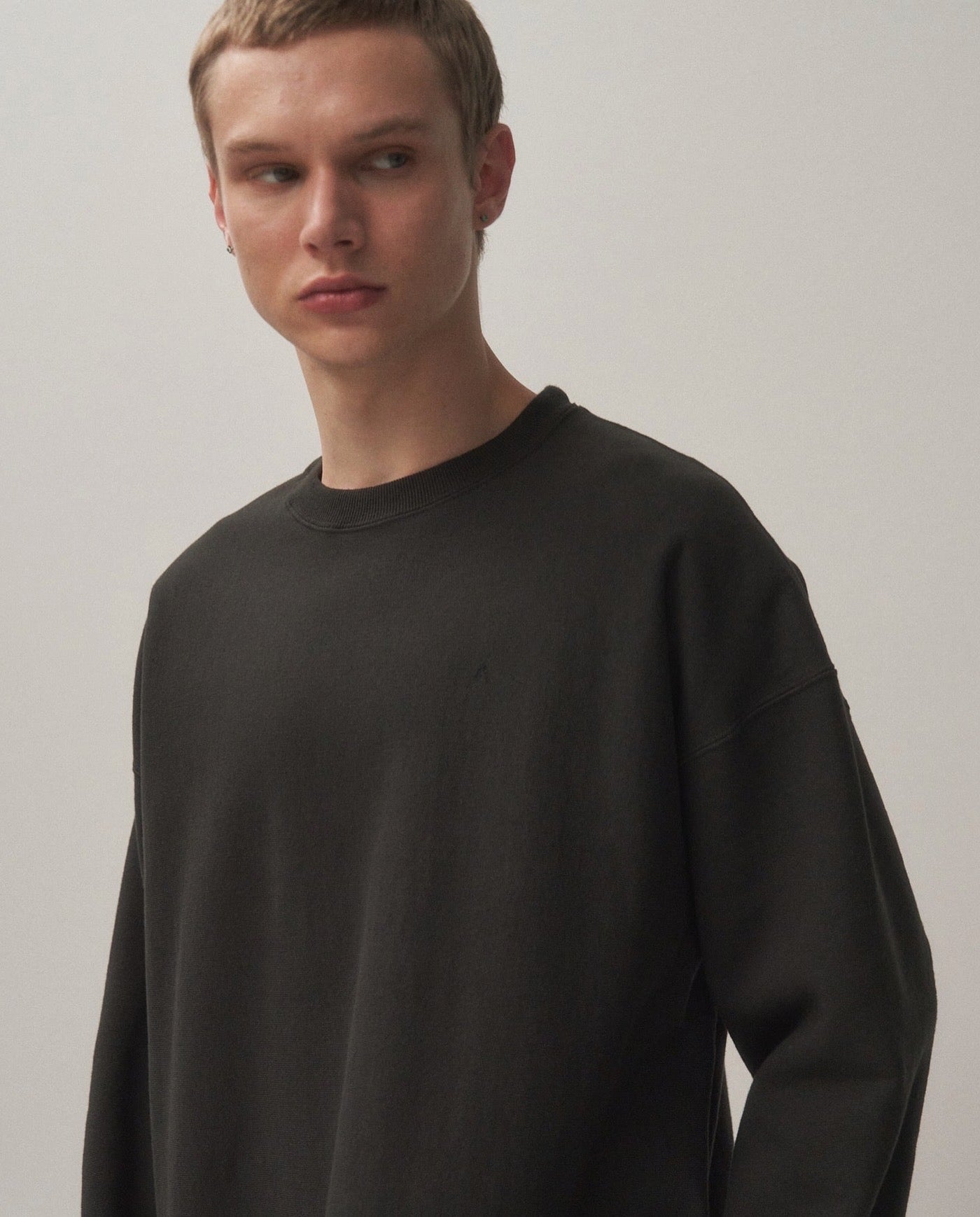 NATURAL DYED URAKE OVERSIZED SWEAT SHIRT