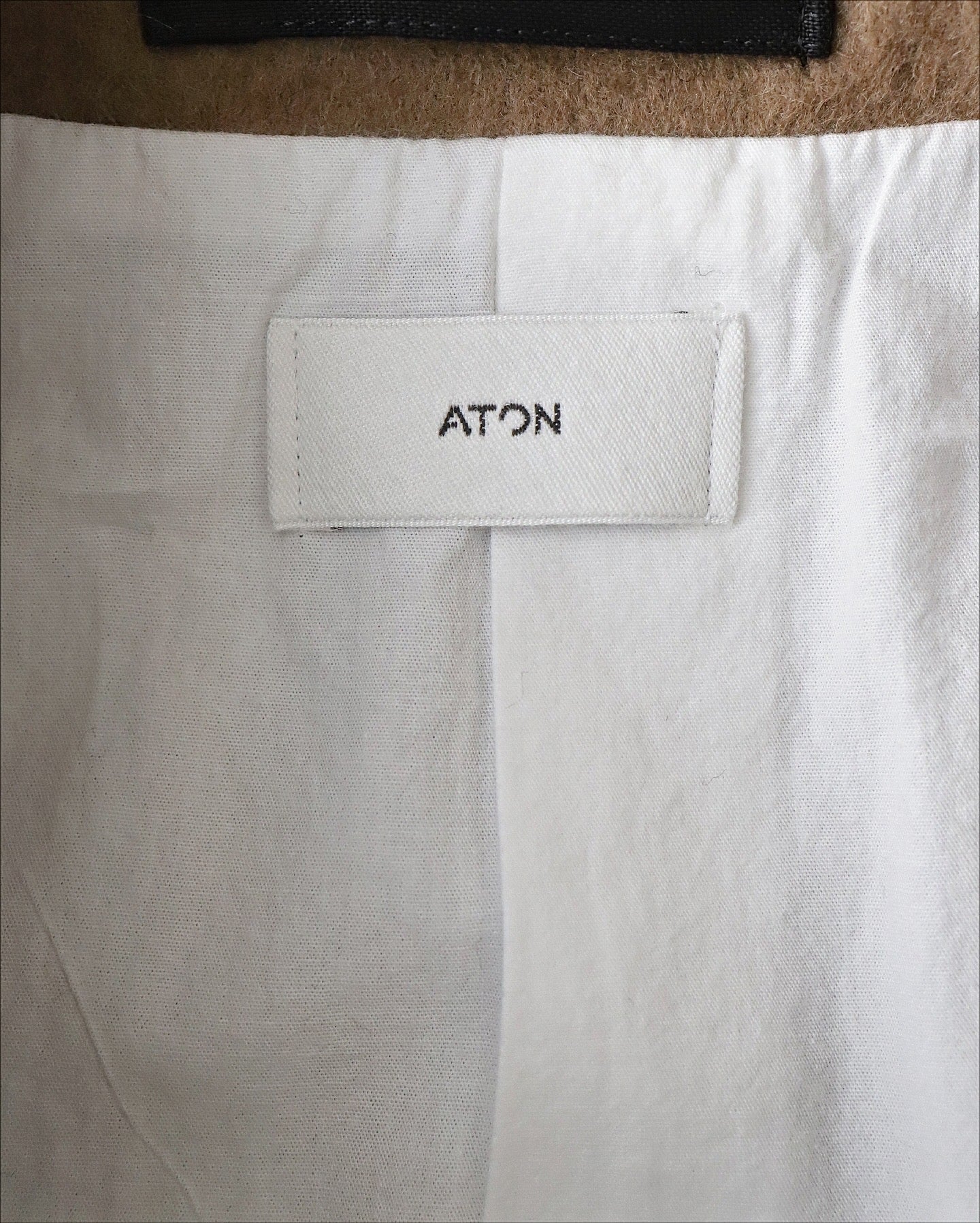 PURE CAMEL BALMACAAN COAT（WOMEN）