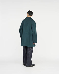 BACK TWILL SATIN COAT