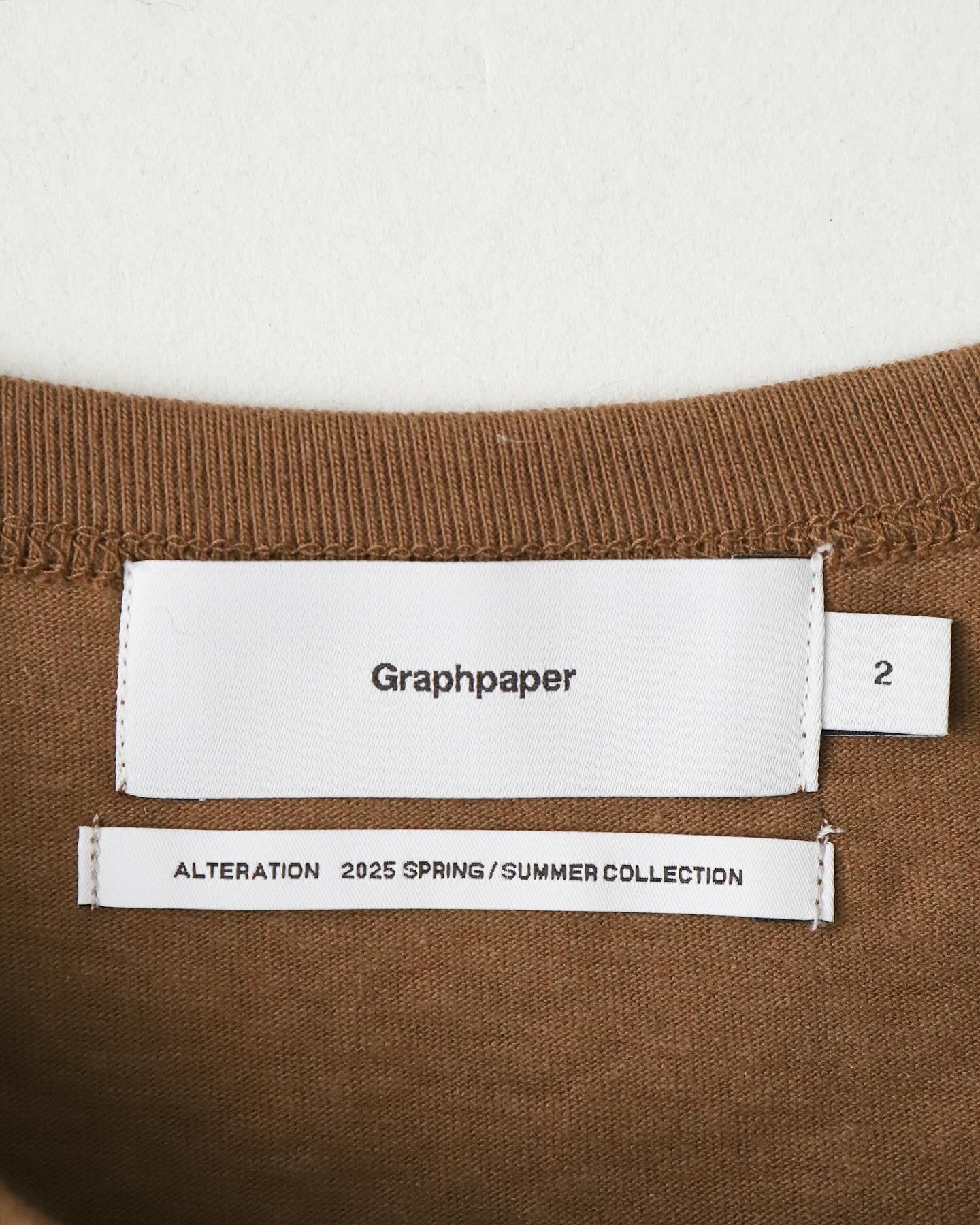 RECYCLED COTTON JERSEY L/S TEE