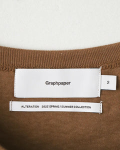 RECYCLED COTTON JERSEY L/S TEE