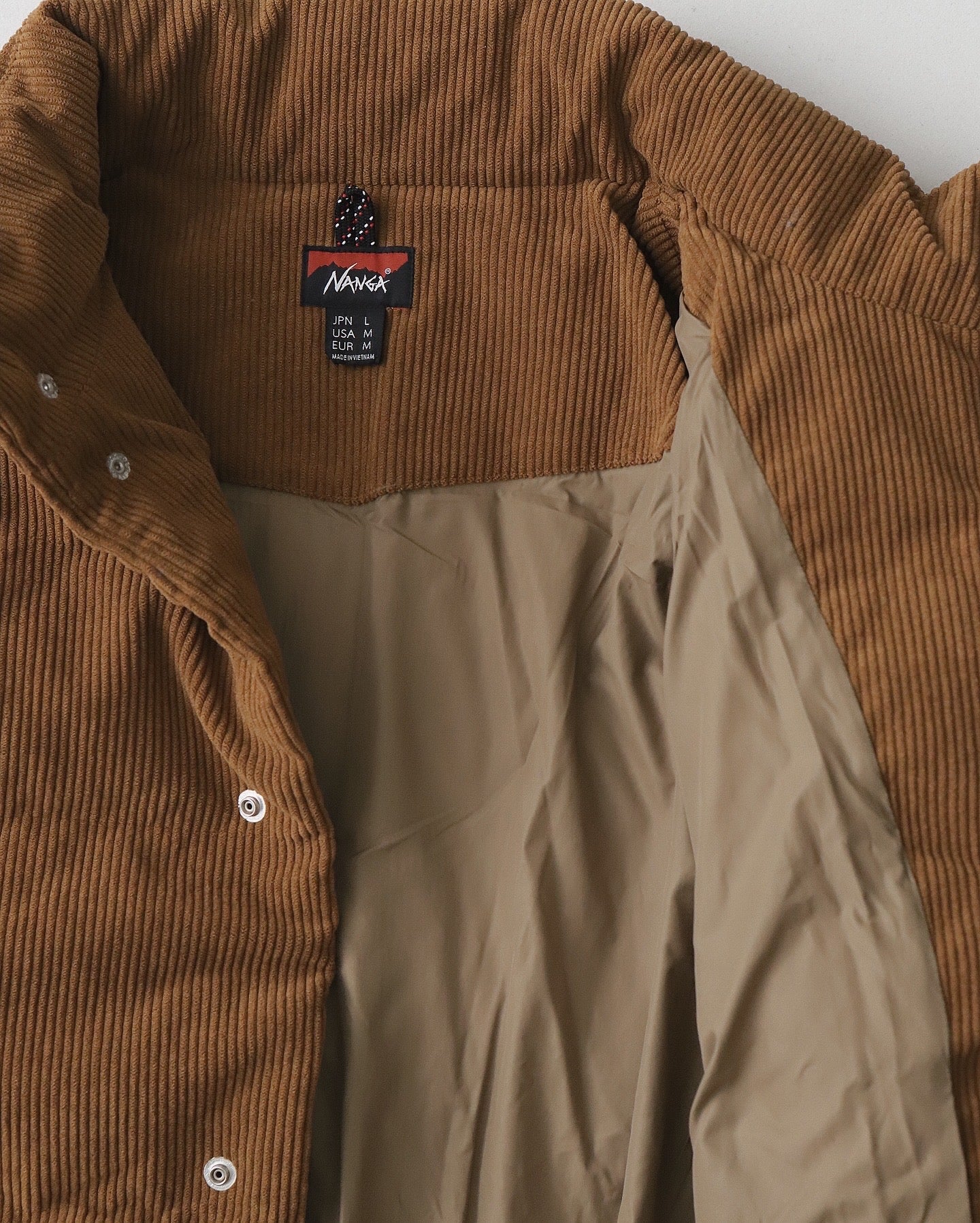 CORDUROY DOWN JACKET