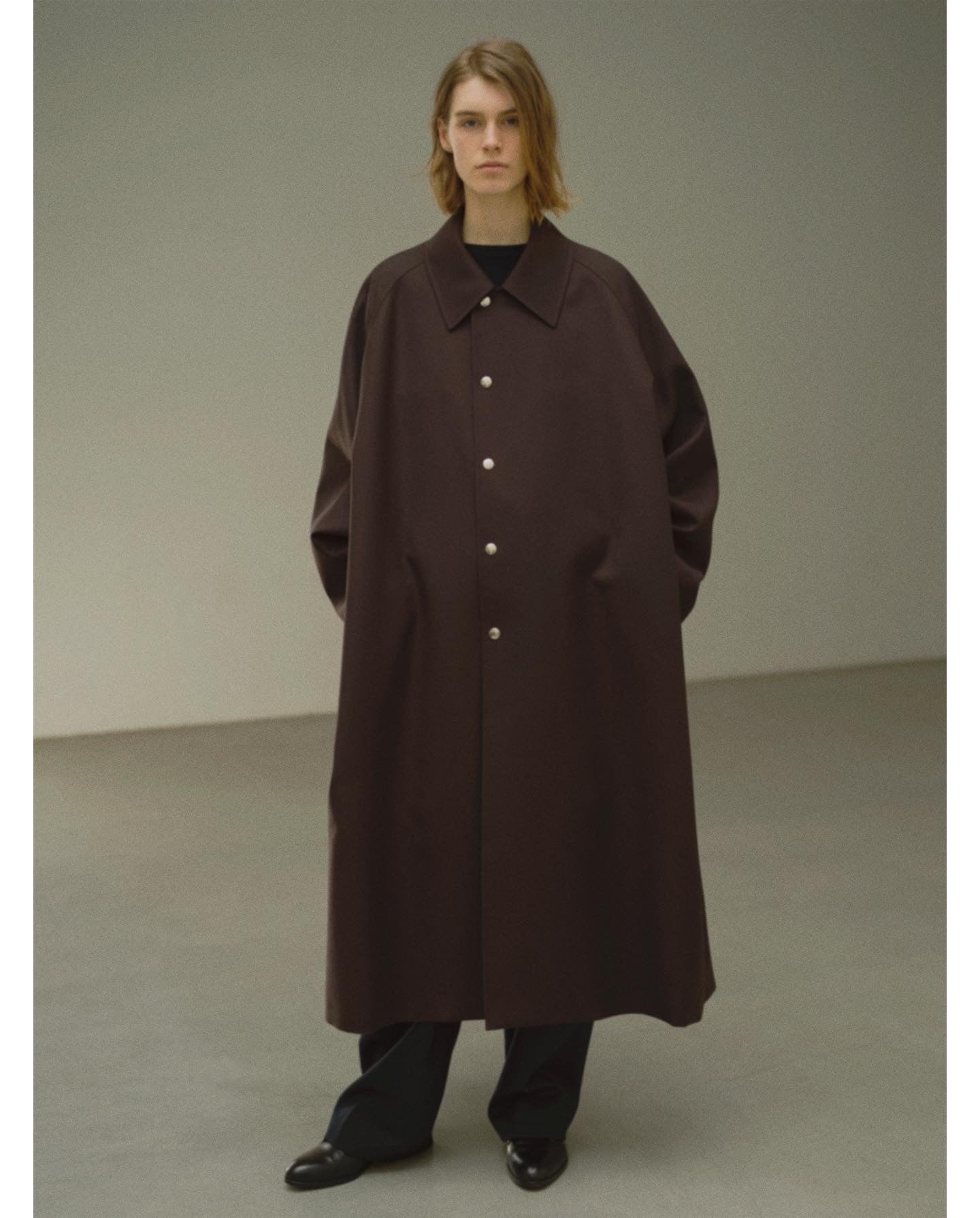 The CLASIK   BAL COLLAR PONCHO 2020AW