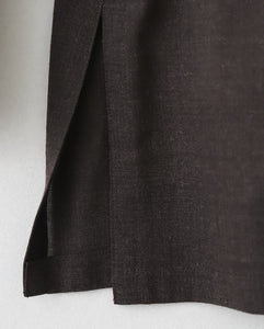 TWIST WOOL WASHER OVERSIZED SHIRT