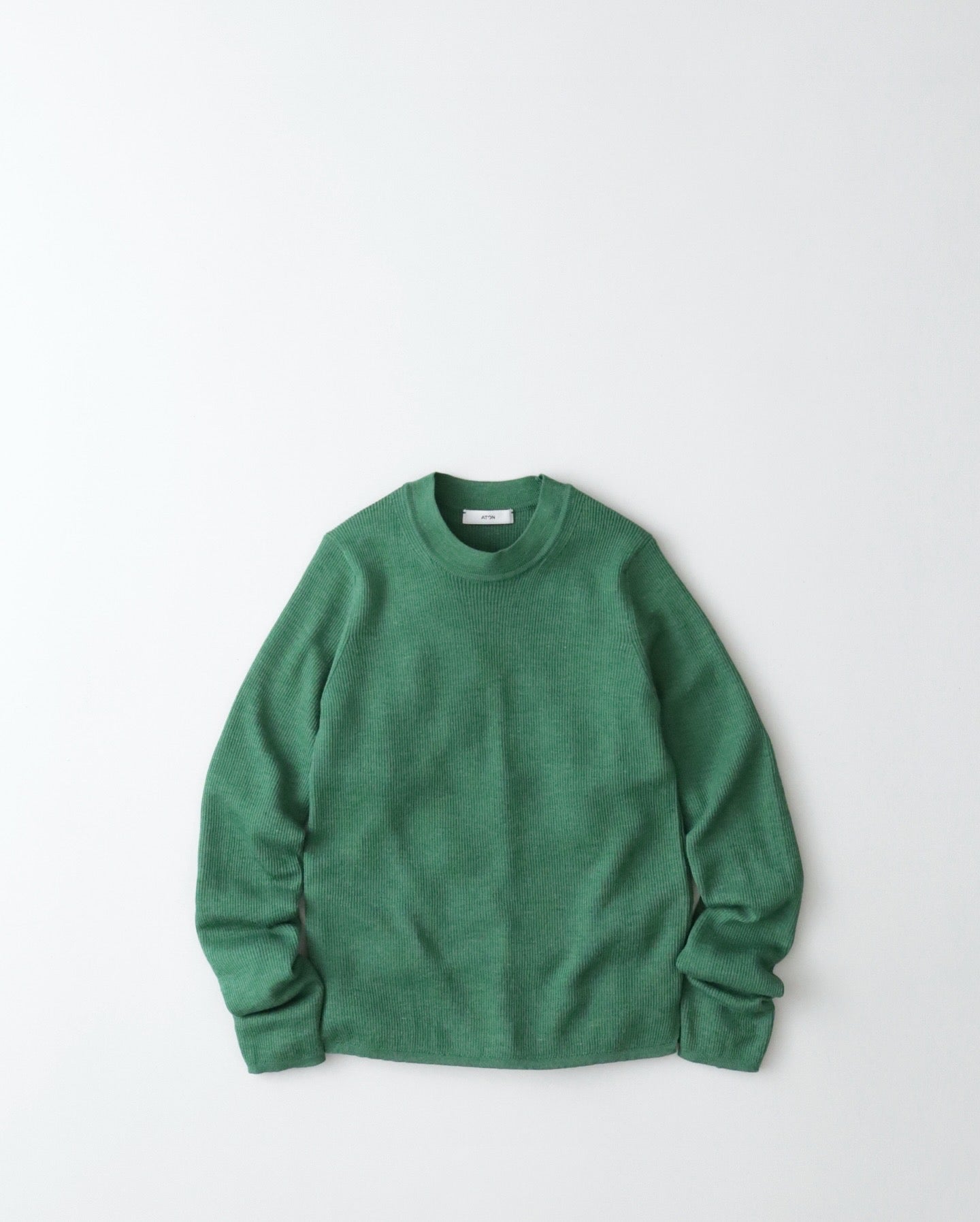 RAMIE WOOL RIB｜RIB MOCKNECK SWEATER（WOMEN）