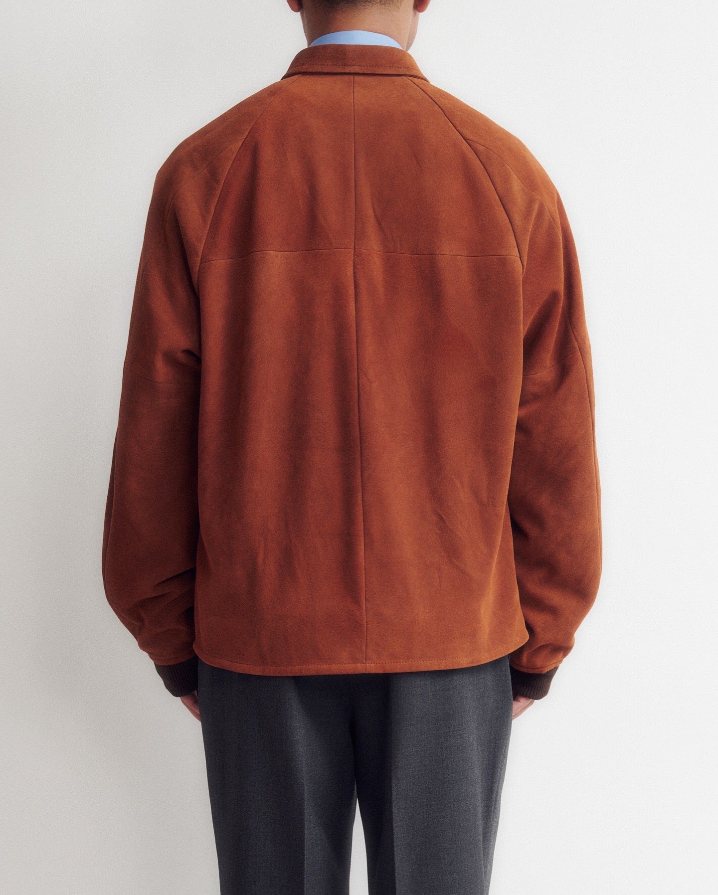 GOAT SUEDE ZIP UP BLOUSON