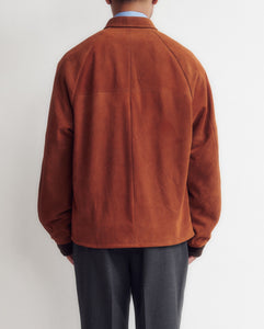 GOAT SUEDE ZIP UP BLOUSON