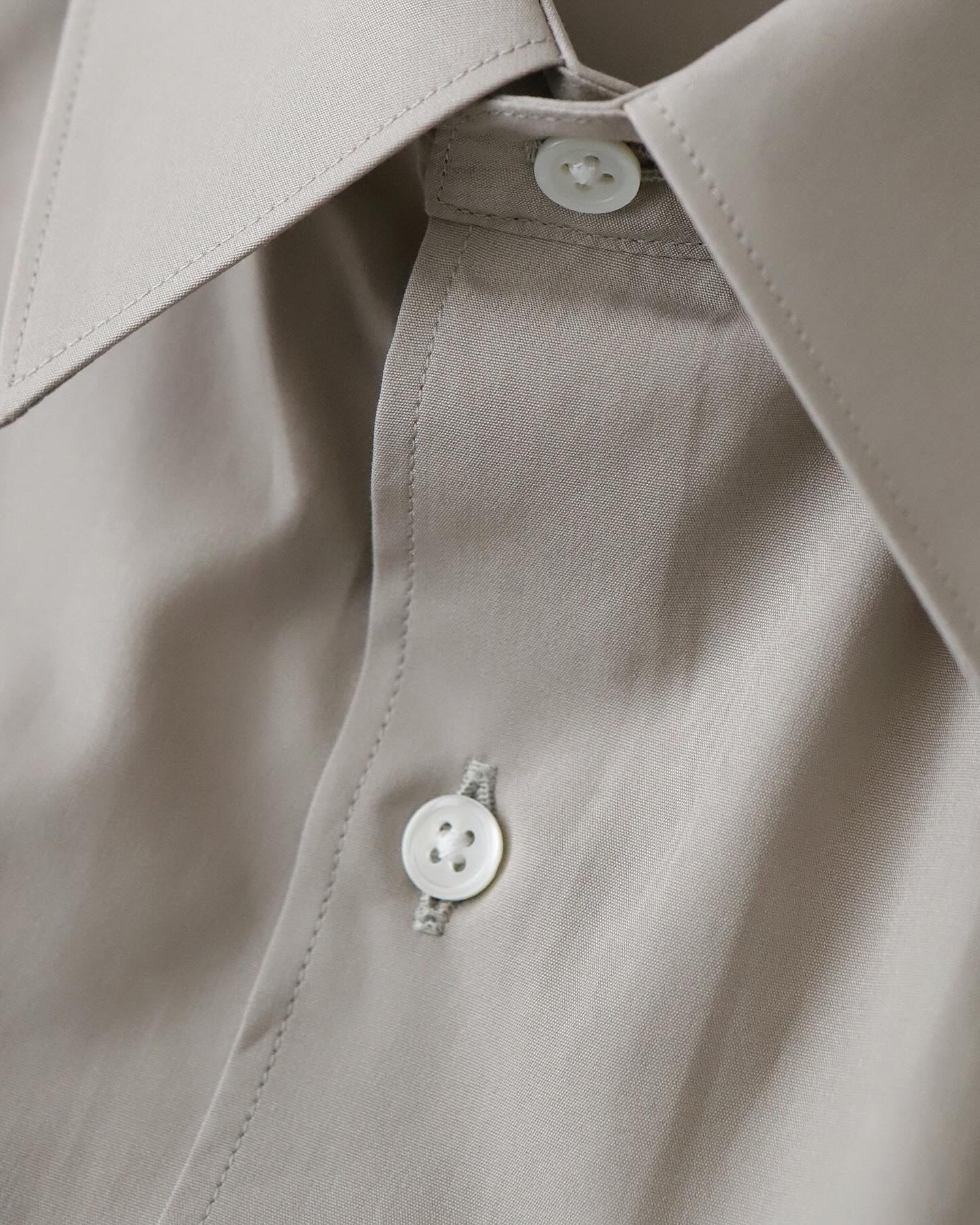 ALUMO for GP L/S OVERSIZED REGULAR COLLAR SHIRT