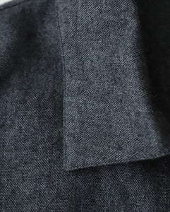 LINEN WOOL TWILL SHIRT JACKET