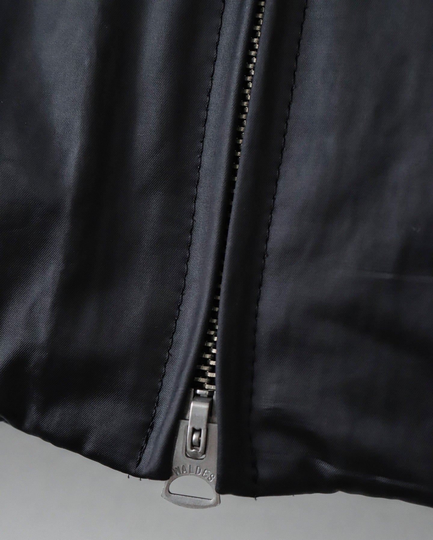 COWHIDE NYLON CROPPED JACKET MA-1（WOMEN）