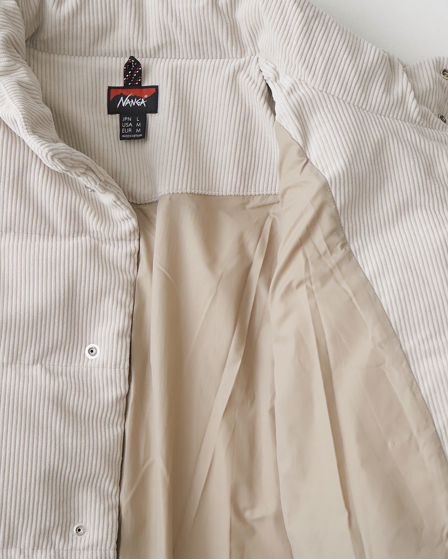 CORDUROY DOWN JACKET