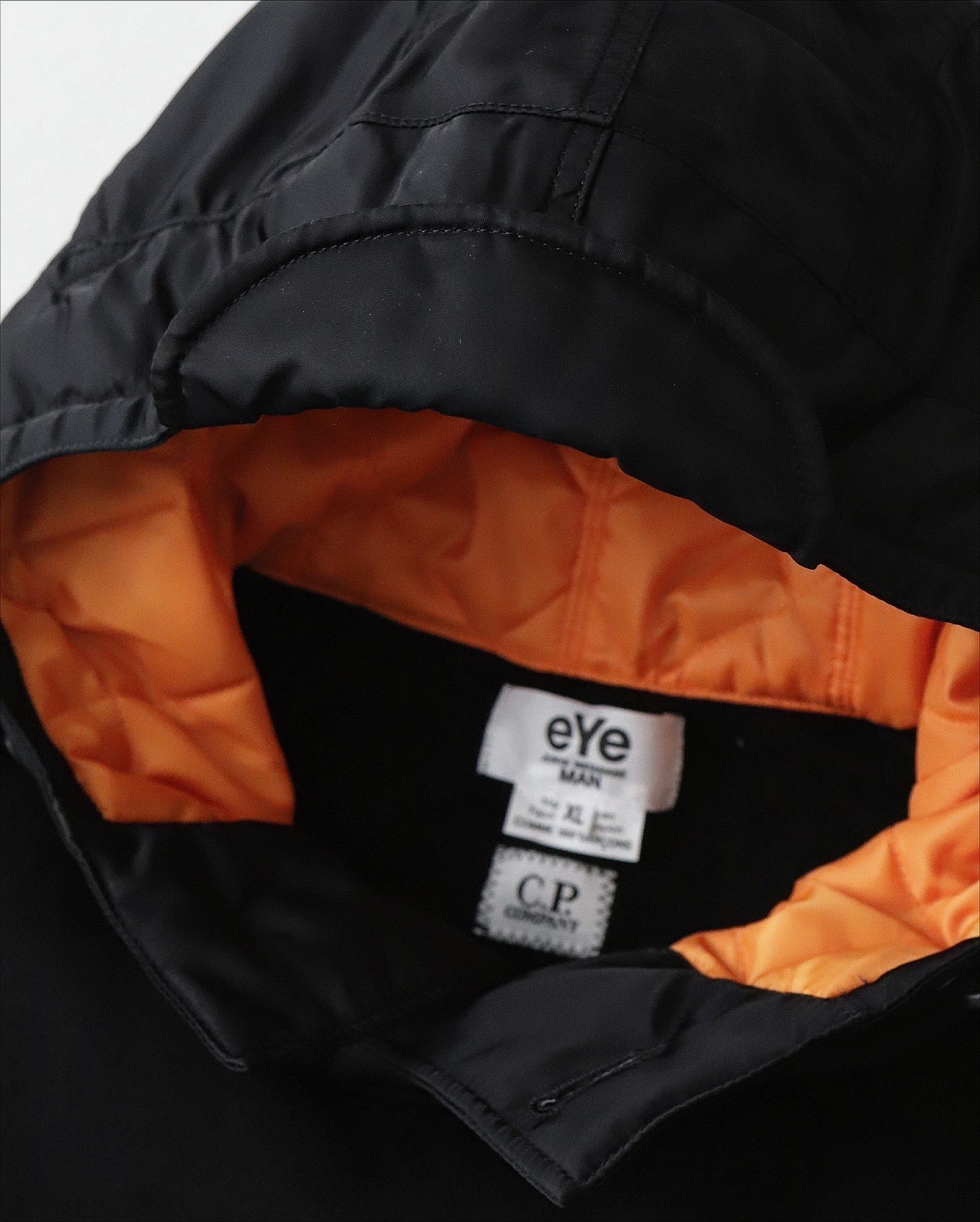 C.P. COMPANY NYLON TWILL HOODED SWEATSHIRT