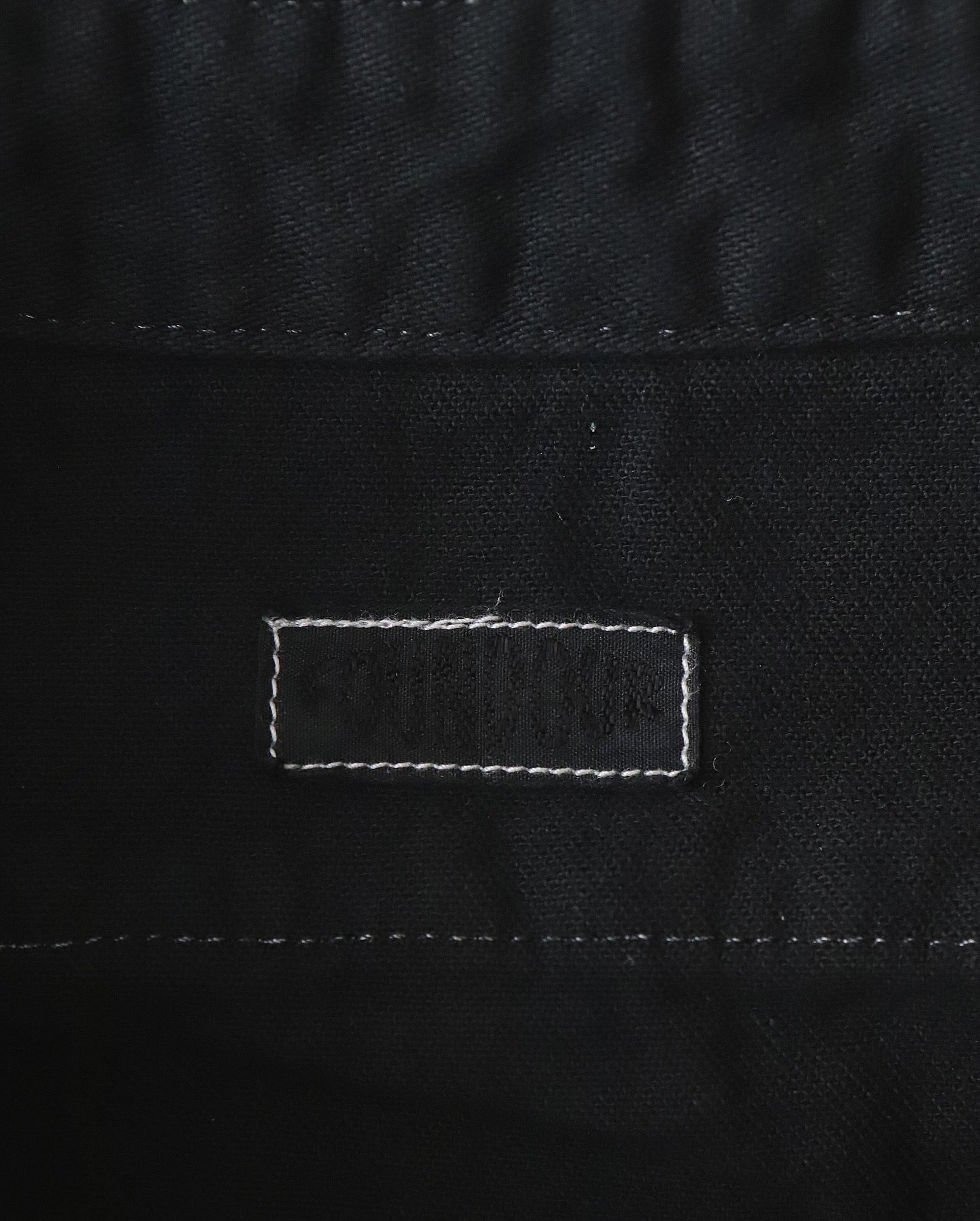 BLACK DYED DENIM SHIRT
