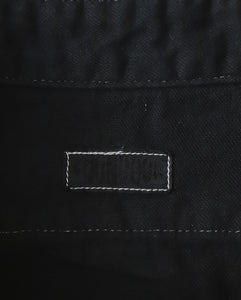 BLACK DYED DENIM SHIRT