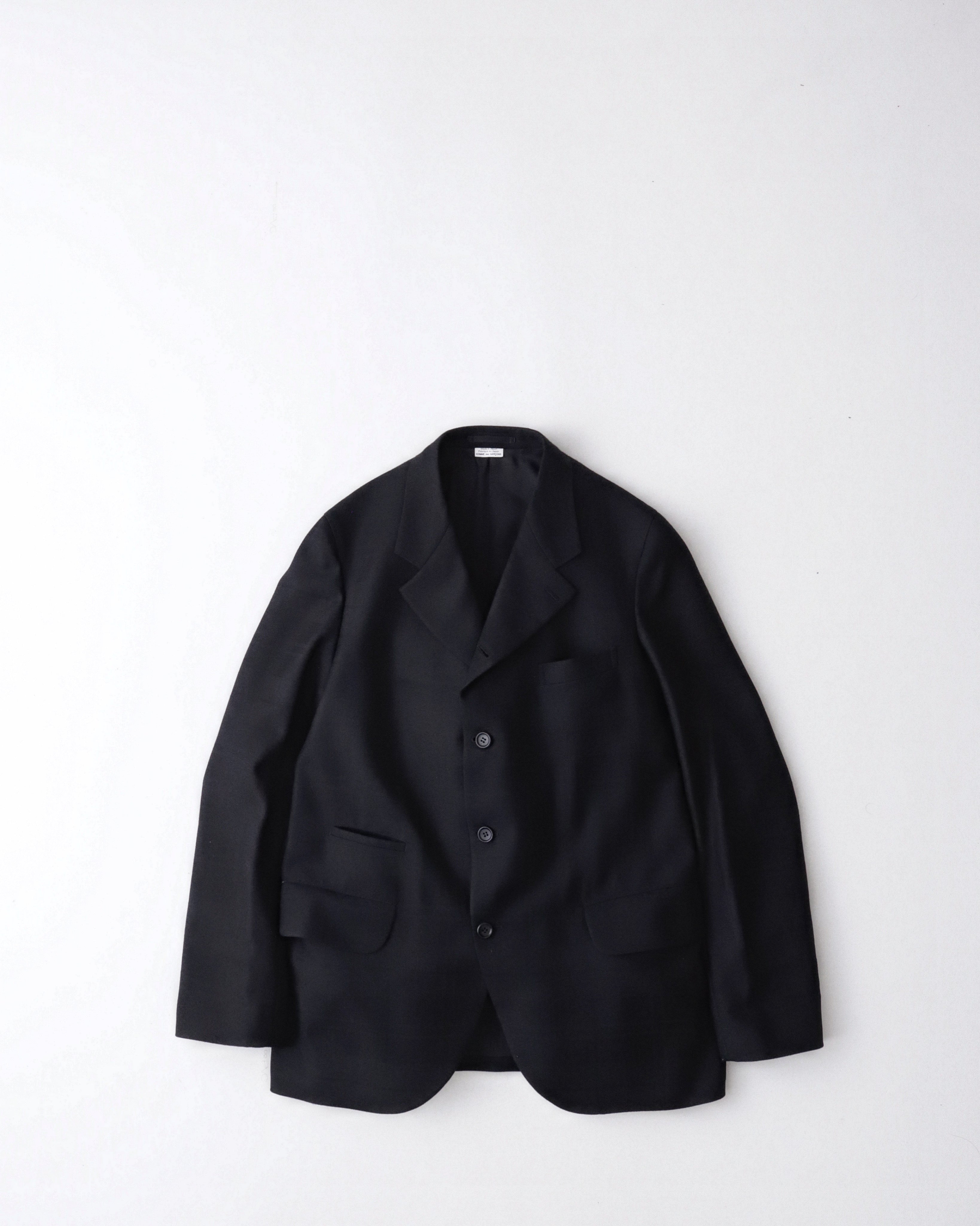 WOOL DOBBY CHECK JACKET