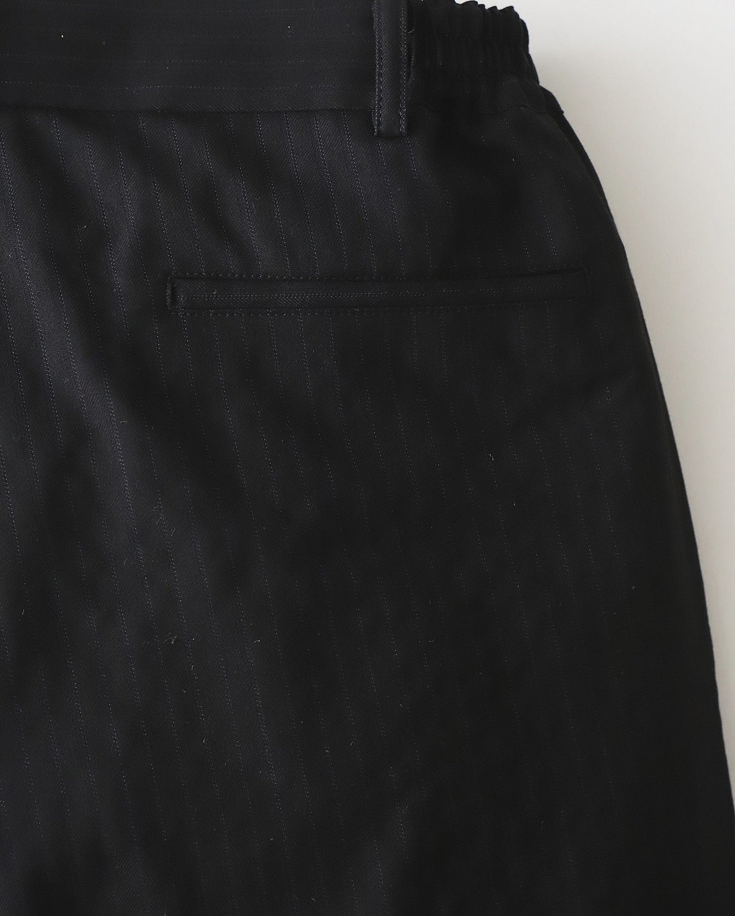 WOOL TWILL STRIPE PANTS