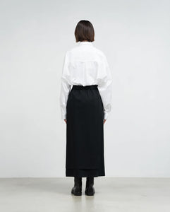 COMPACT PONTE WRAP SKIRT（WOMEN）