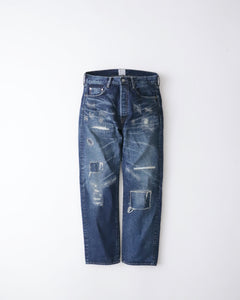 NEW MANUAL DENIM PANTS