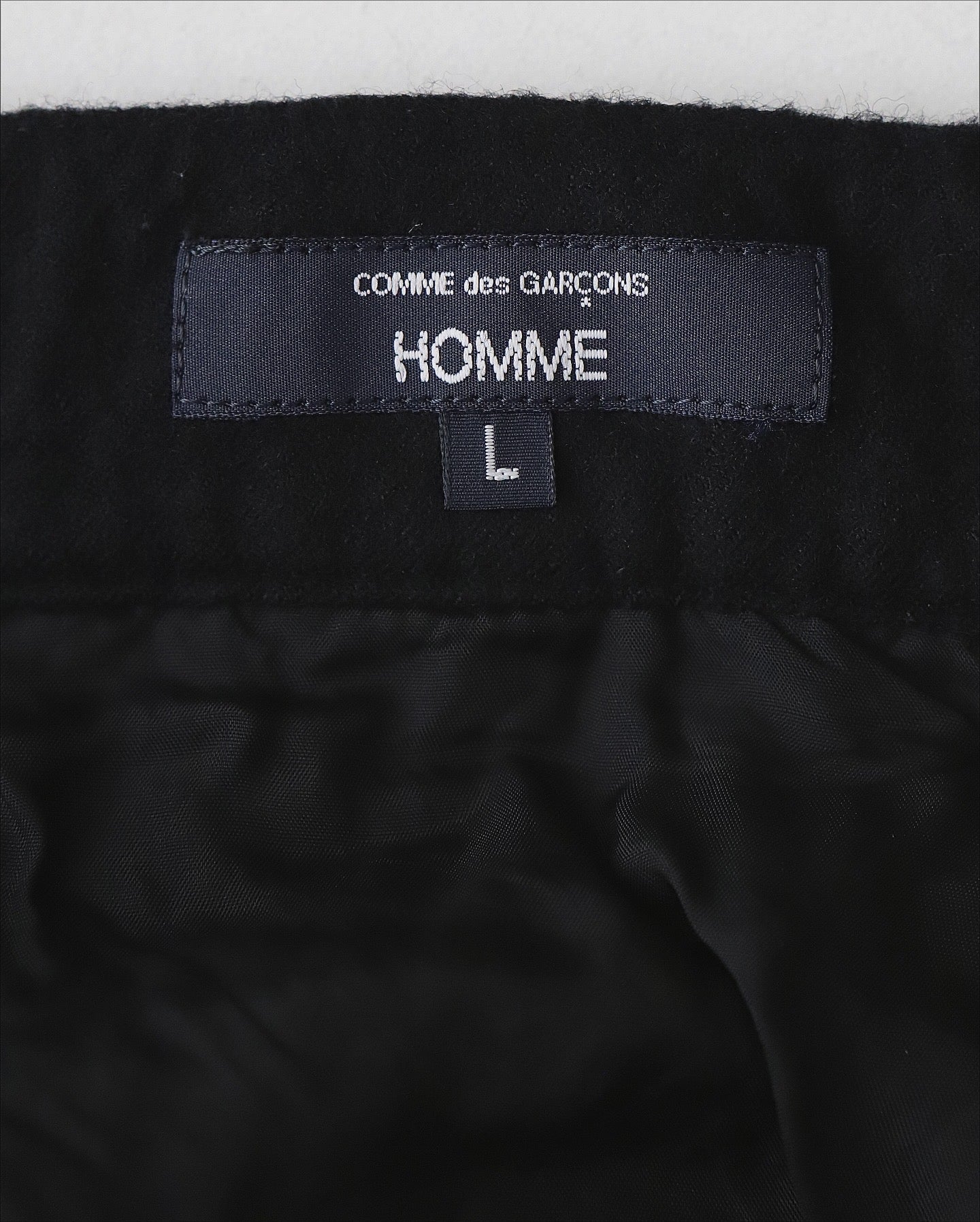 WOOL SERGE FULLING PANTS