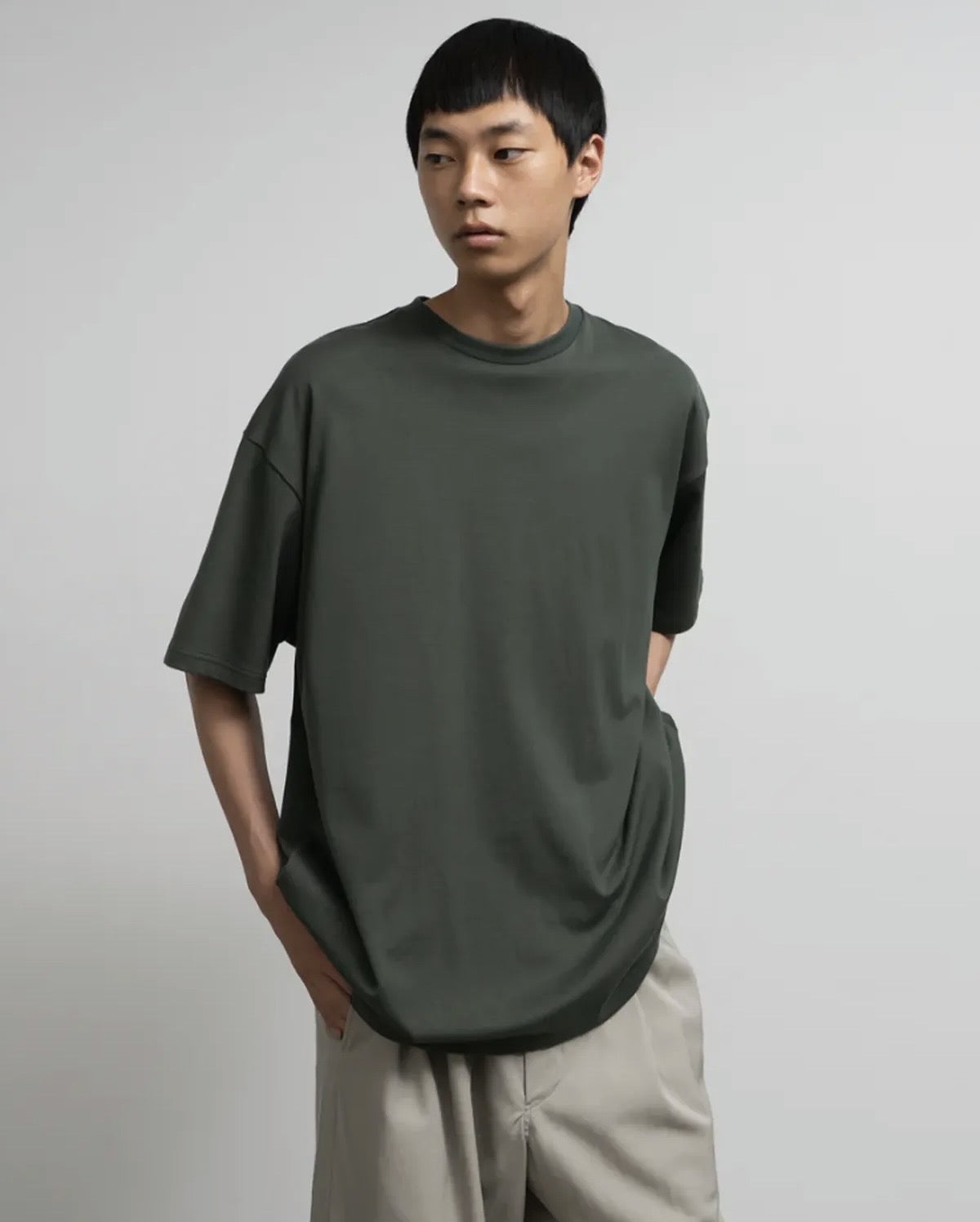 TRI SPUN COTTON S/S OVERSIZED TEE