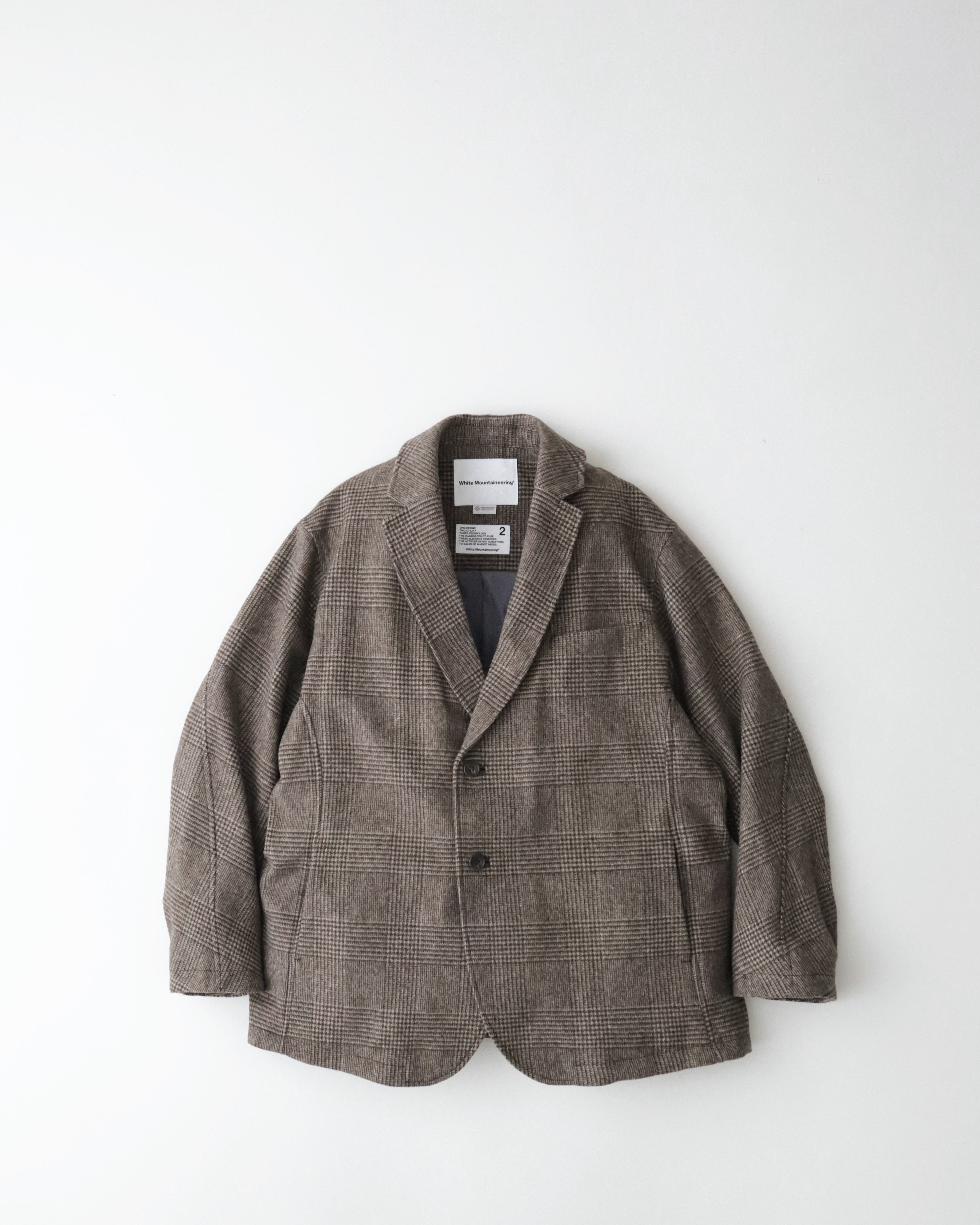 GORE-TEX WINDSTOPPER® GLEN CHECK LAPEL JACKET