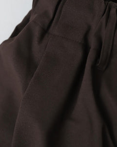 CIRCULAR SHORT PANTS BROWN