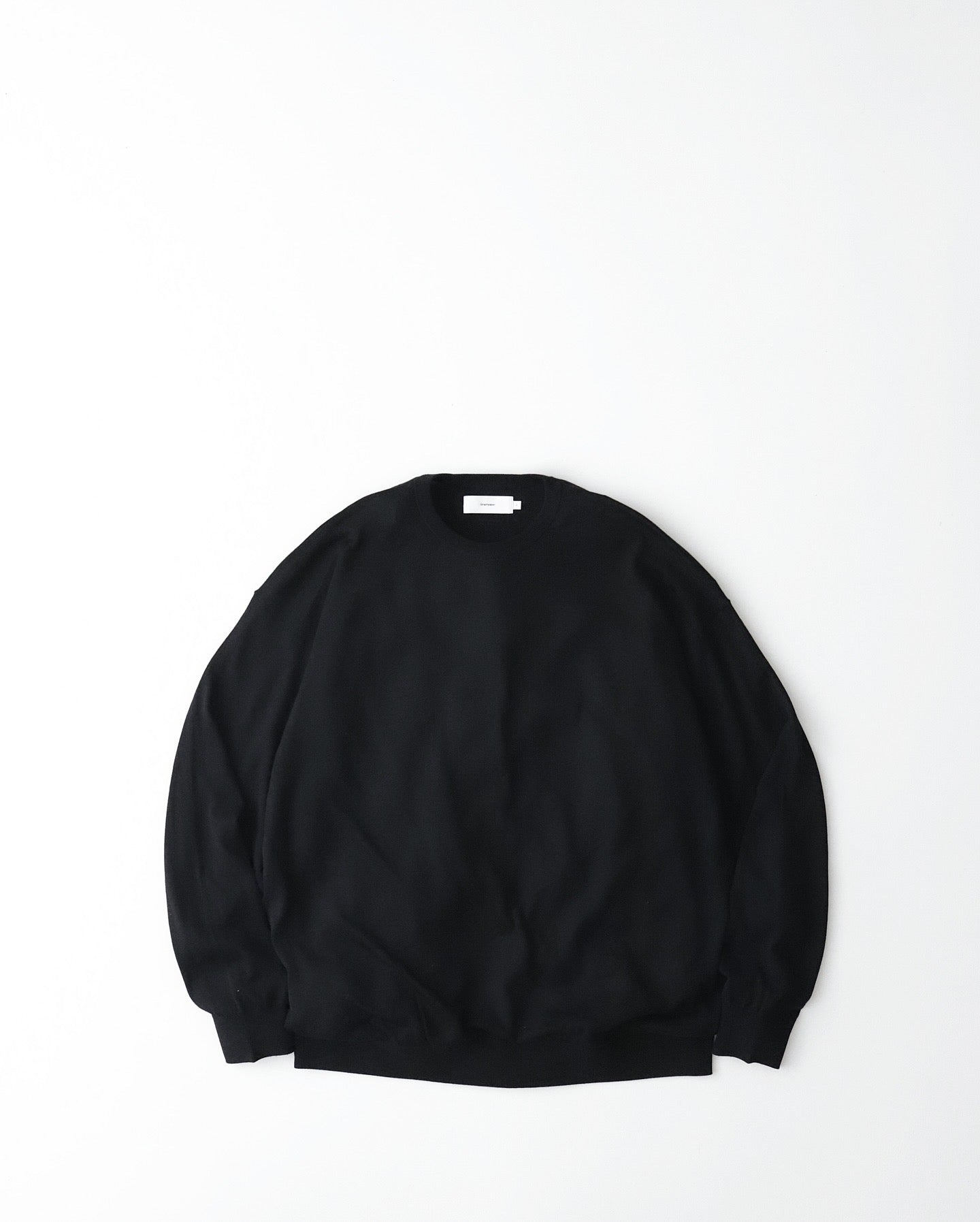HIGH GAUGE L/S OVERSIZED CREW NECK KNIT
