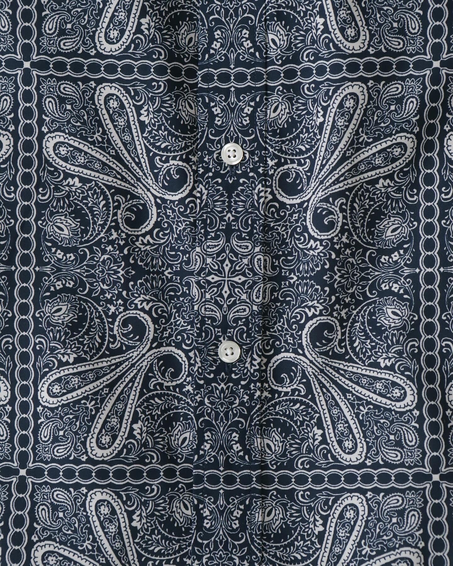 W's TECH BUTTON DOWN SHIRTS L/S PAISLEY