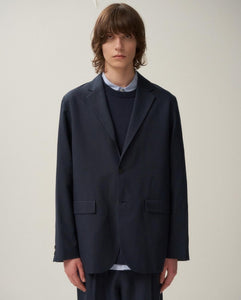 SILK WASHI TWILL TAILORED JACKET