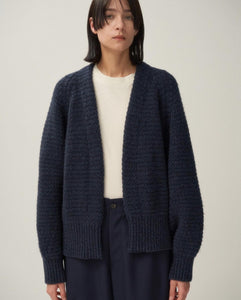 WOOL CASHMERE SILK CARDIGAN（WOMEN）