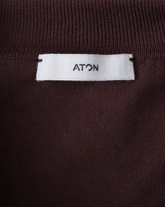 NATURAL DYED ORGANIC COTTON HALF SLEEVE POLO KNIT