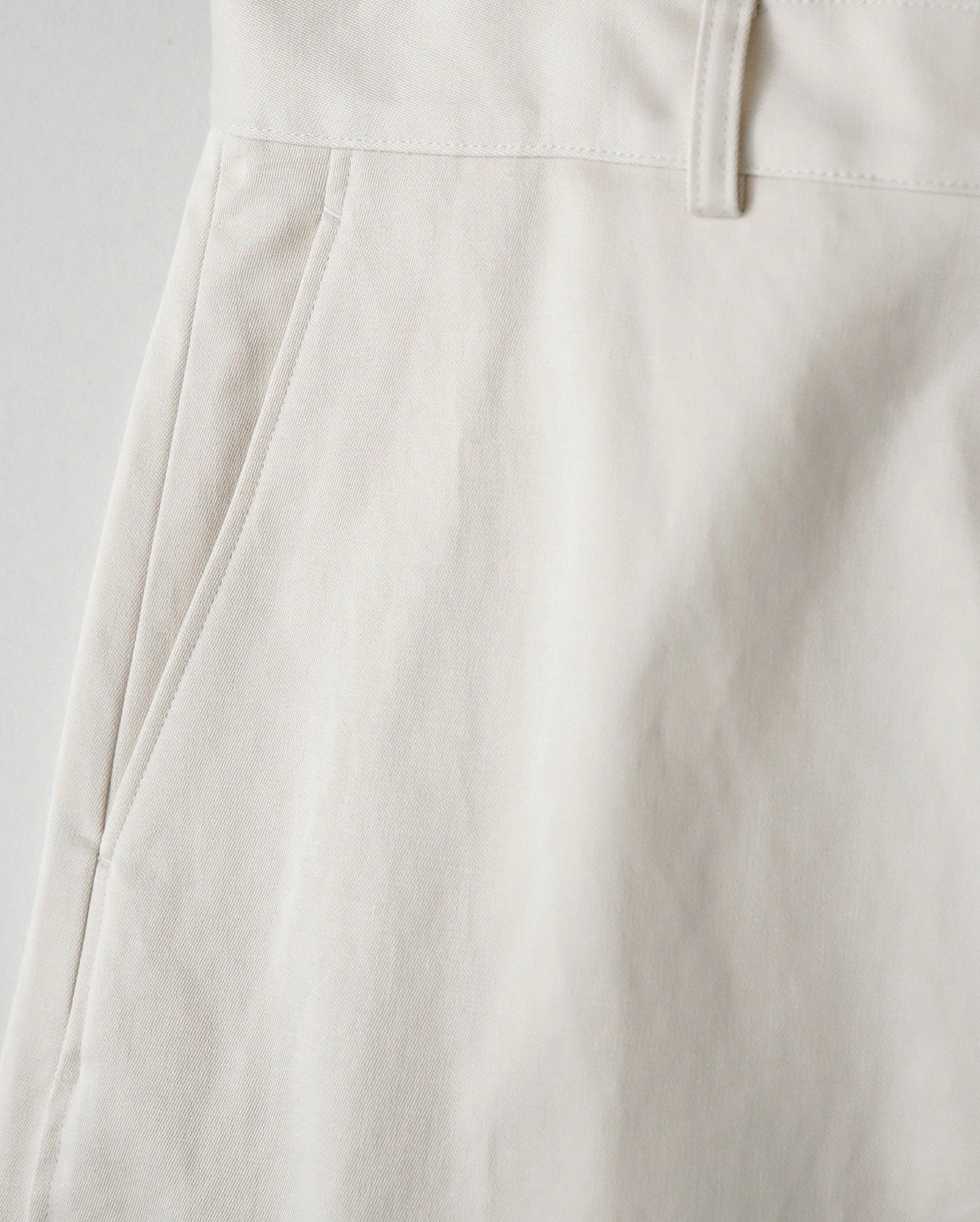 COTTON SATIN BAGGY PANTS