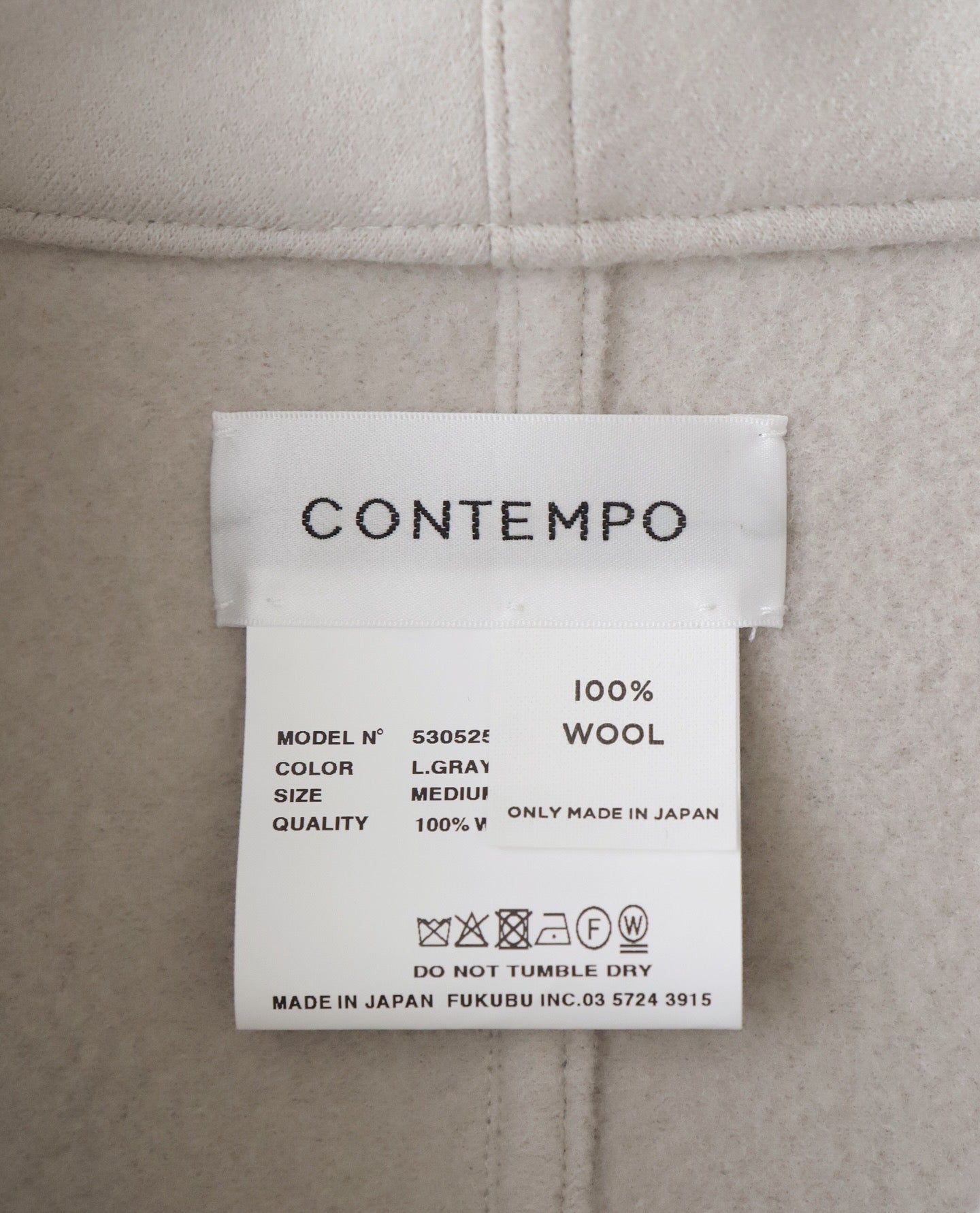 CONTEMPO｜BOX COAT（WOMEN）